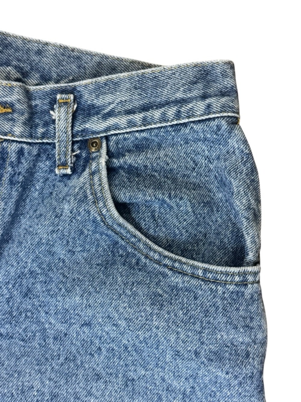 Vintage 80's 90's Lee Women’s High-Rise Mom Jeans, Medium Wash, Size 15 (30x27) - Picture 5 of 11